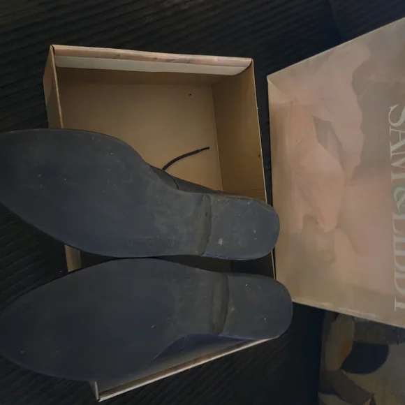 Sam & Libby Black Ankle Boots - Picture 2 of 2